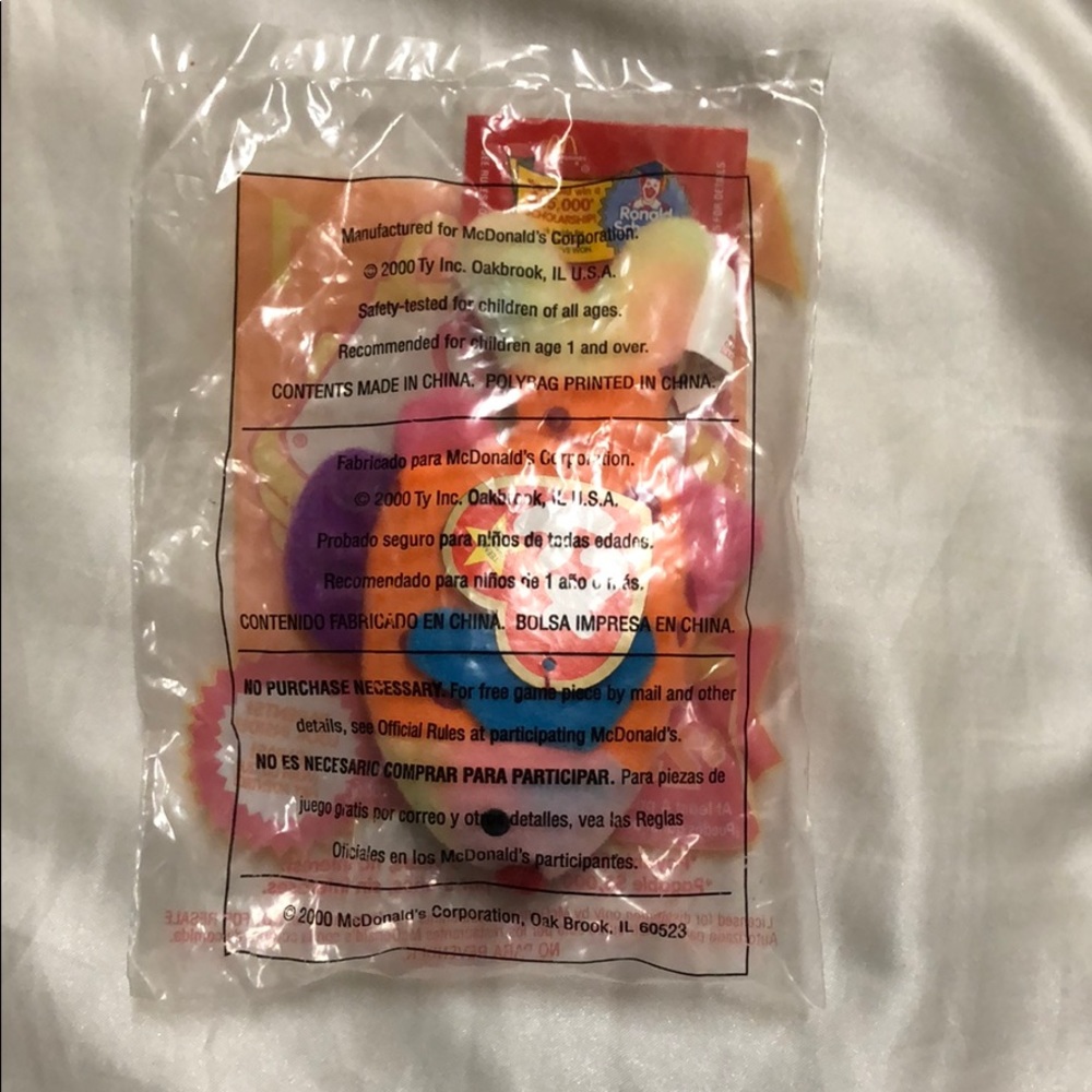 McDonalds #1 TY Teenie Beanie Babies “Lips” - Picture 2 of 3